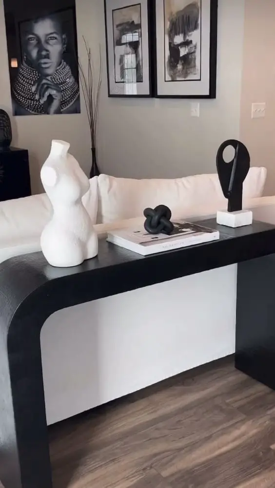 Explore Elegant Black & White Home Designs: Modern, Nordic & Luxe Interiors