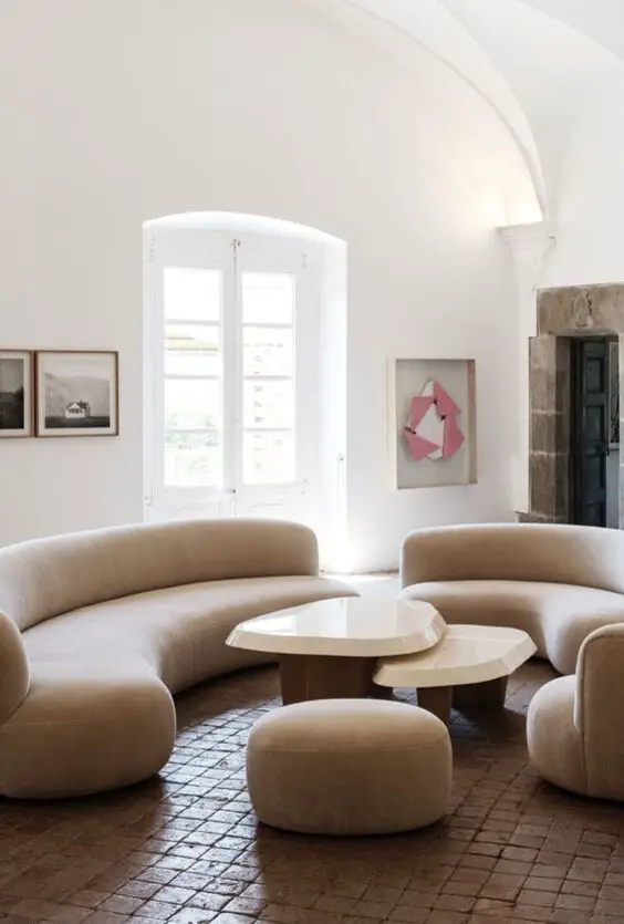 Transform Your Space with Elegant Curved Sofas - Modern & Chic Designs