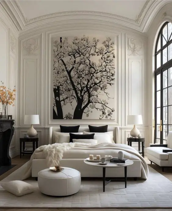 Explore Elegant Black & White Home Designs: Modern, Nordic & Luxe Interiors