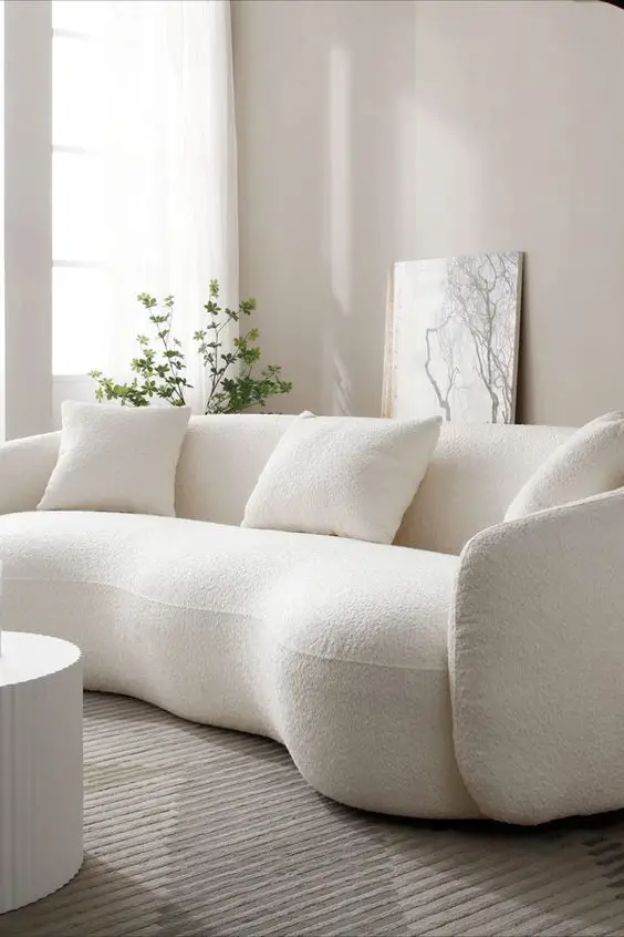 Transform Your Space with Elegant Curved Sofas - Modern & Chic Designs