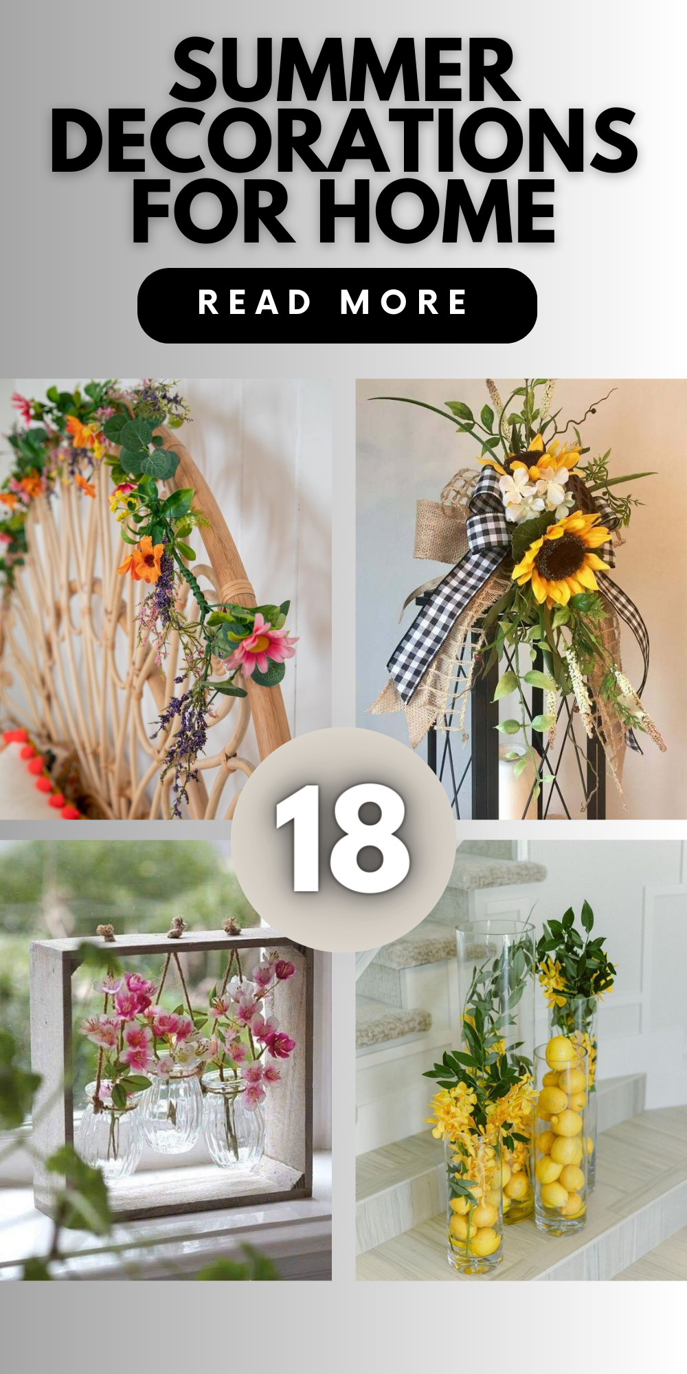 Vibrant Summer Home Decor Ideas: Fresh, DIY Floral Touches