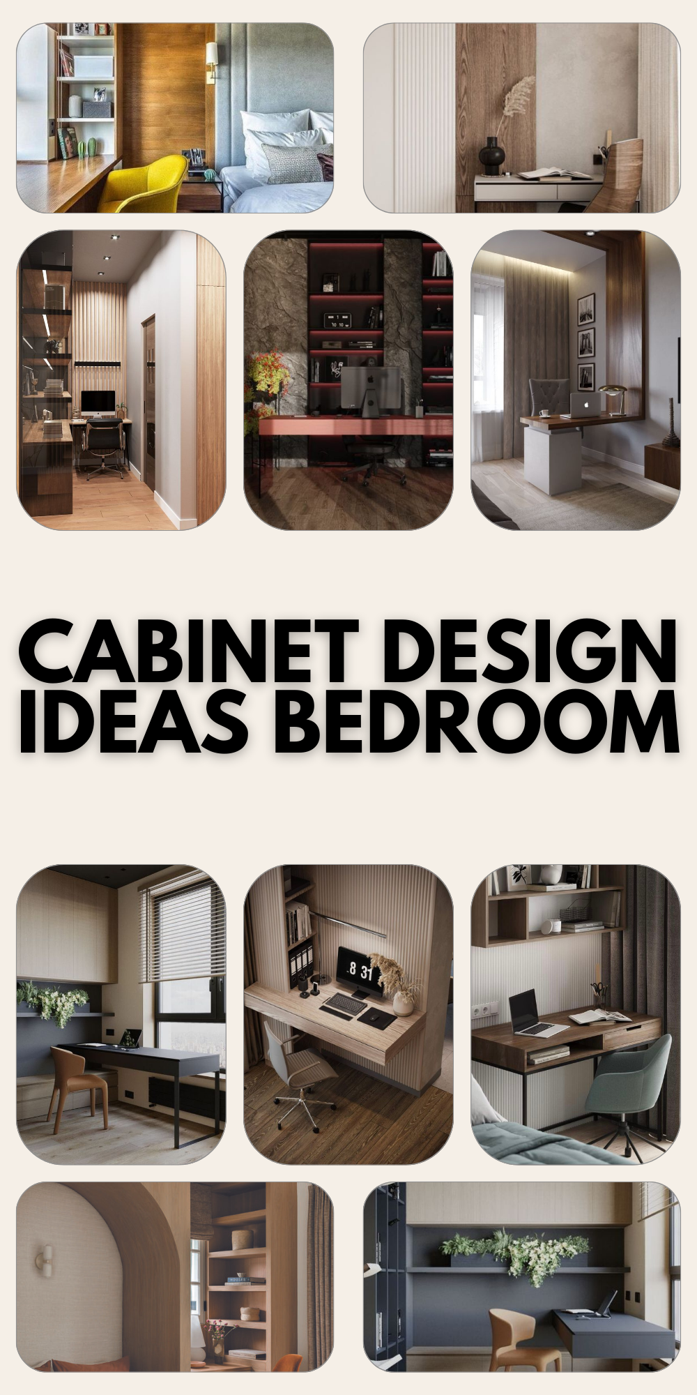 Innovative Cabinet Design Ideas for Modern Bedrooms – Storage & Style ...