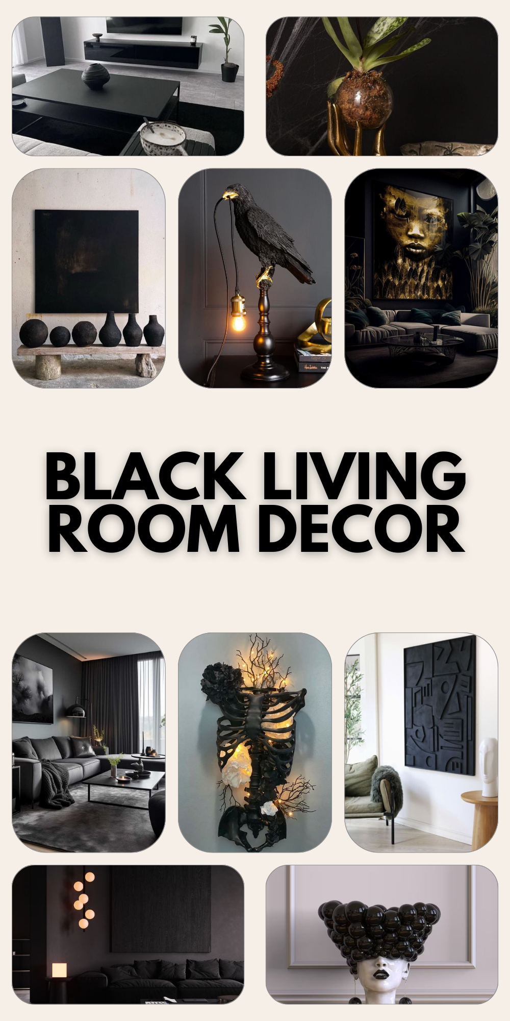 Elevate Your Home with Chic Black Living Room Decor Ideas – plixro.com