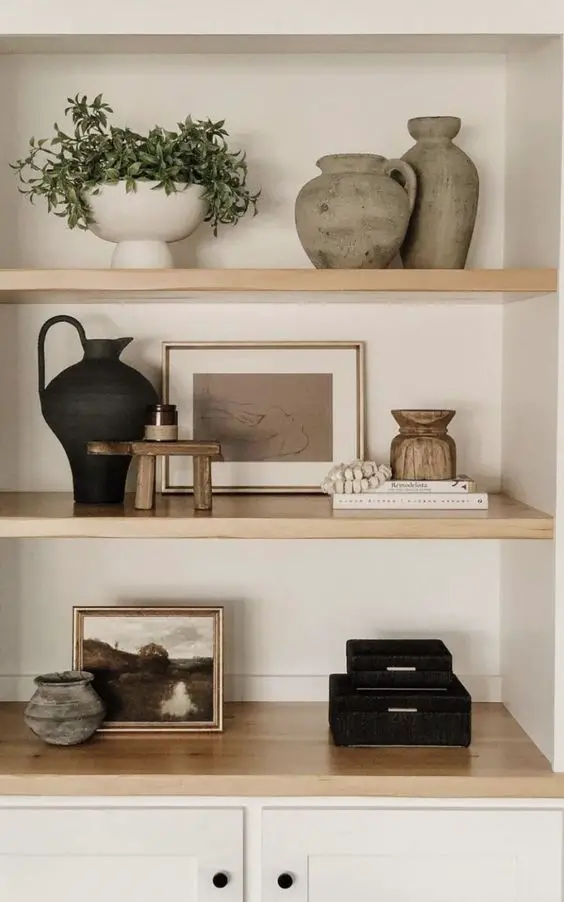 Chic Living Room Shelf Decor Ideas: Modern to Rustic Elegance