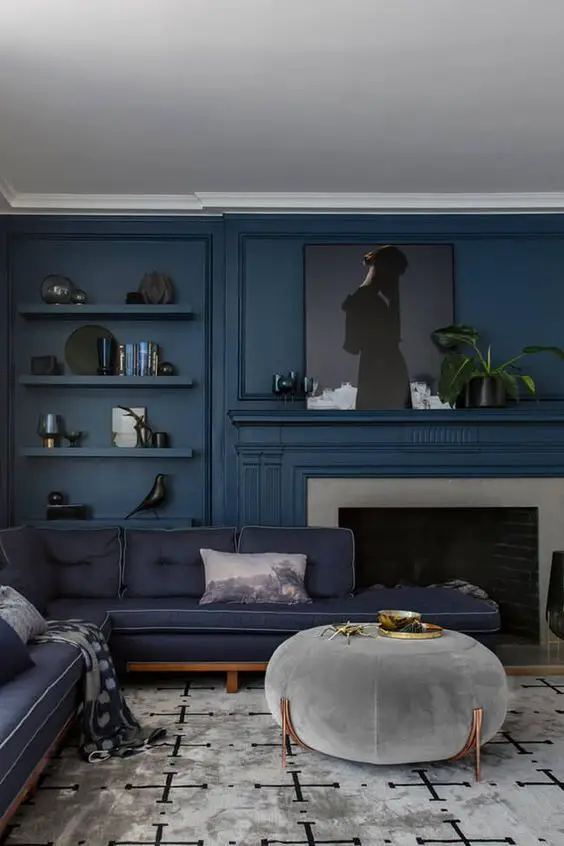 Elevate Your Space with Chic Dark Blue Living Room Decor Ideas