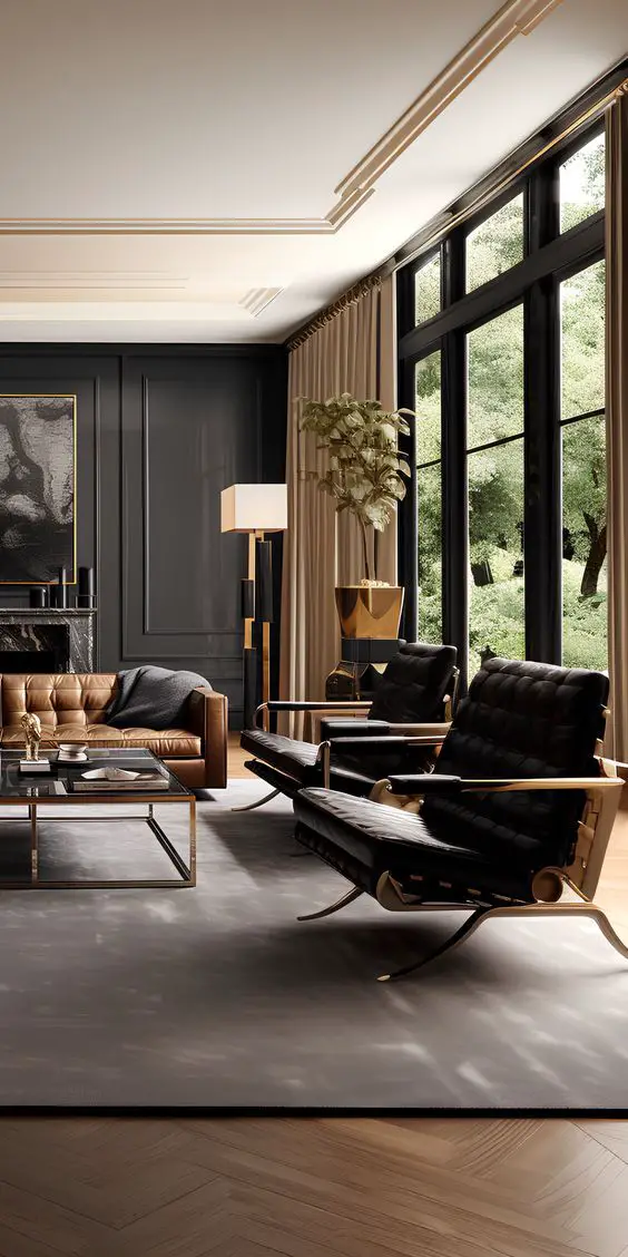 Explore 2024 Luxury Living Room Decor Trends: Glamour & Elegance
