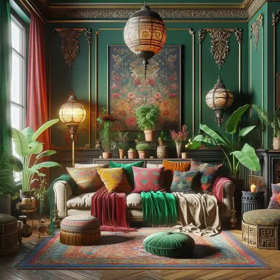 Bohemian Living Room Decor: Blend Chic Style & Cozy Comfort