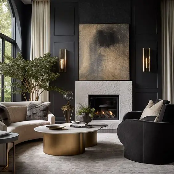 Explore 2024 Luxury Living Room Decor Trends: Glamour & Elegance