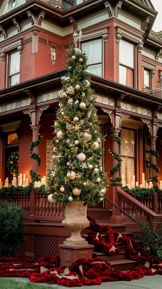 Holiday Outdoor Decor Ideas 2025 – Christmas Lights & Planters