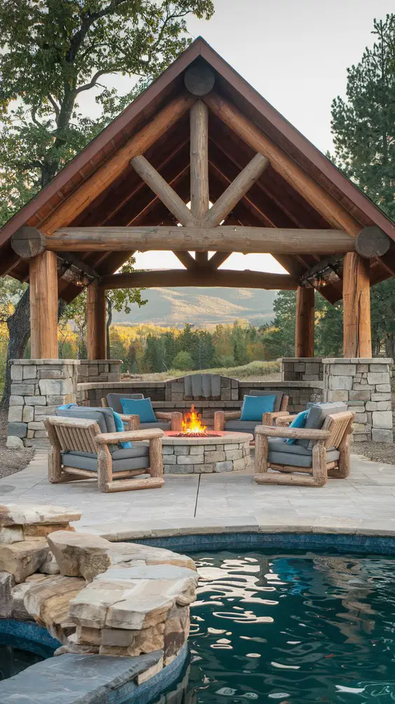 Stunning Pool Pavilion Ideas for Outdoor Living - Modern & Rustic Styles