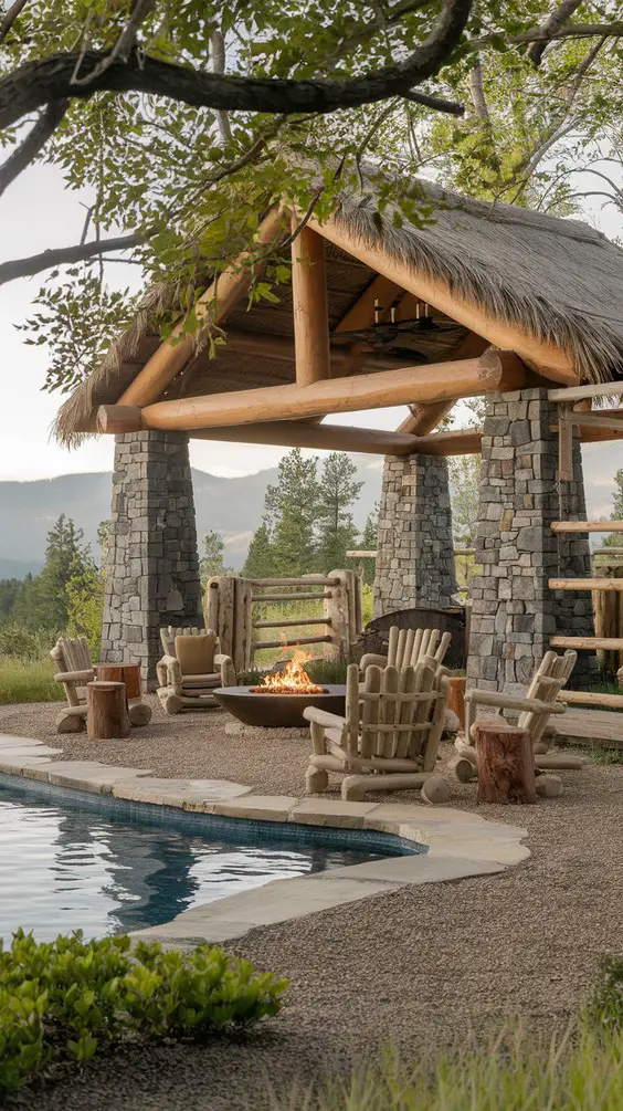 Stunning Pool Pavilion Ideas for Outdoor Living - Modern & Rustic Styles