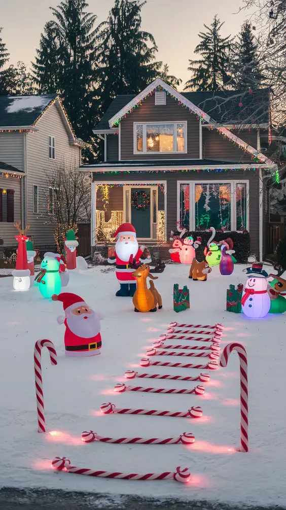 Holiday Outdoor Decor Ideas 2025 – Christmas Lights & Planters