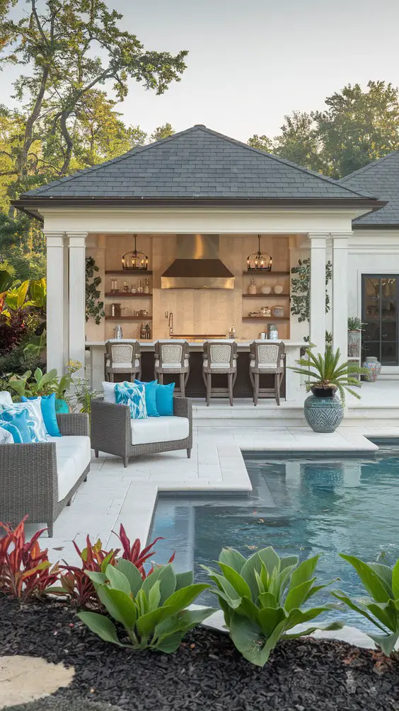 Stunning Pool Pavilion Ideas for Outdoor Living - Modern & Rustic Styles