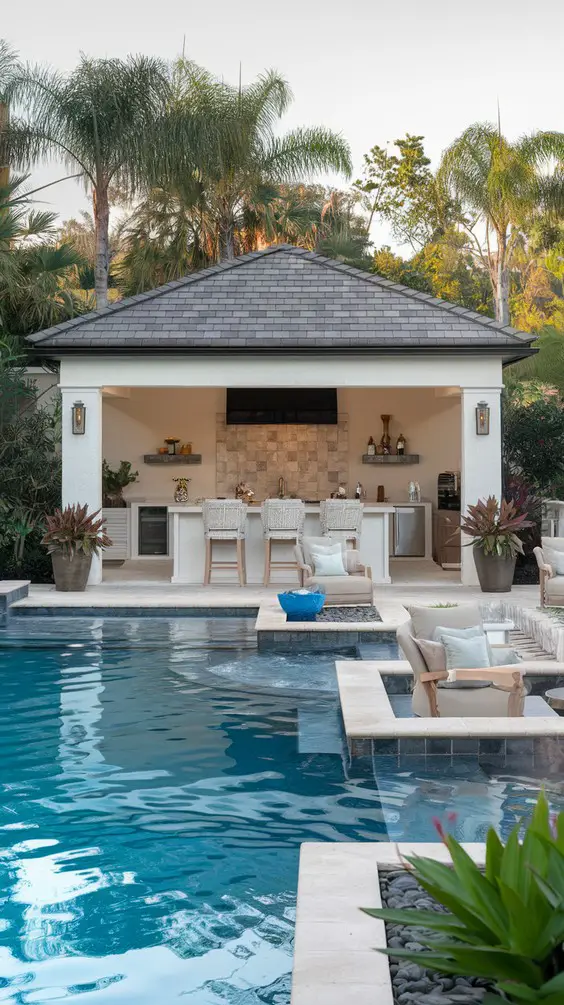 Stunning Pool Pavilion Ideas for Outdoor Living - Modern & Rustic Styles