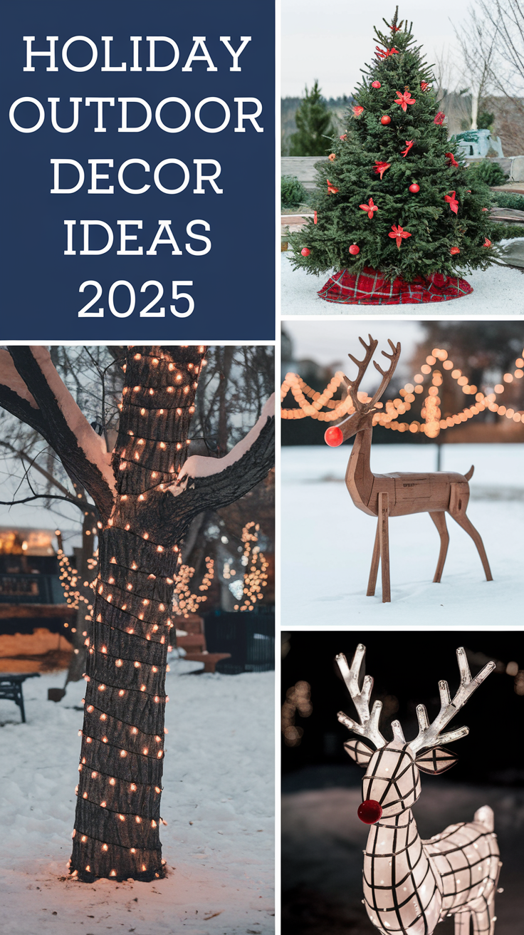 Holiday Outdoor Decor Ideas 2025 – Christmas Lights & Planters – plixro.com