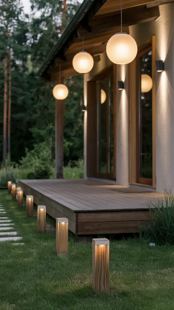 Outdoor Lighting Ideas for Backyards, Patios, and House Entrances