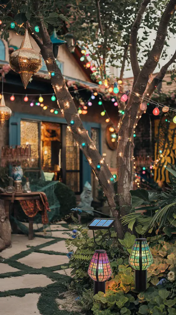 Outdoor Lighting Ideas for Backyards, Patios, and House Entrances