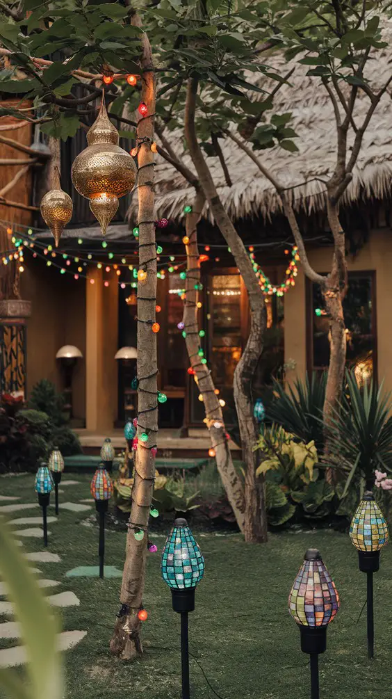 Outdoor Lighting Ideas for Backyards, Patios, and House Entrances
