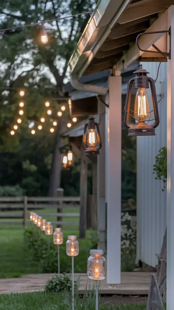 Outdoor Lighting Ideas for Backyards, Patios, and House Entrances