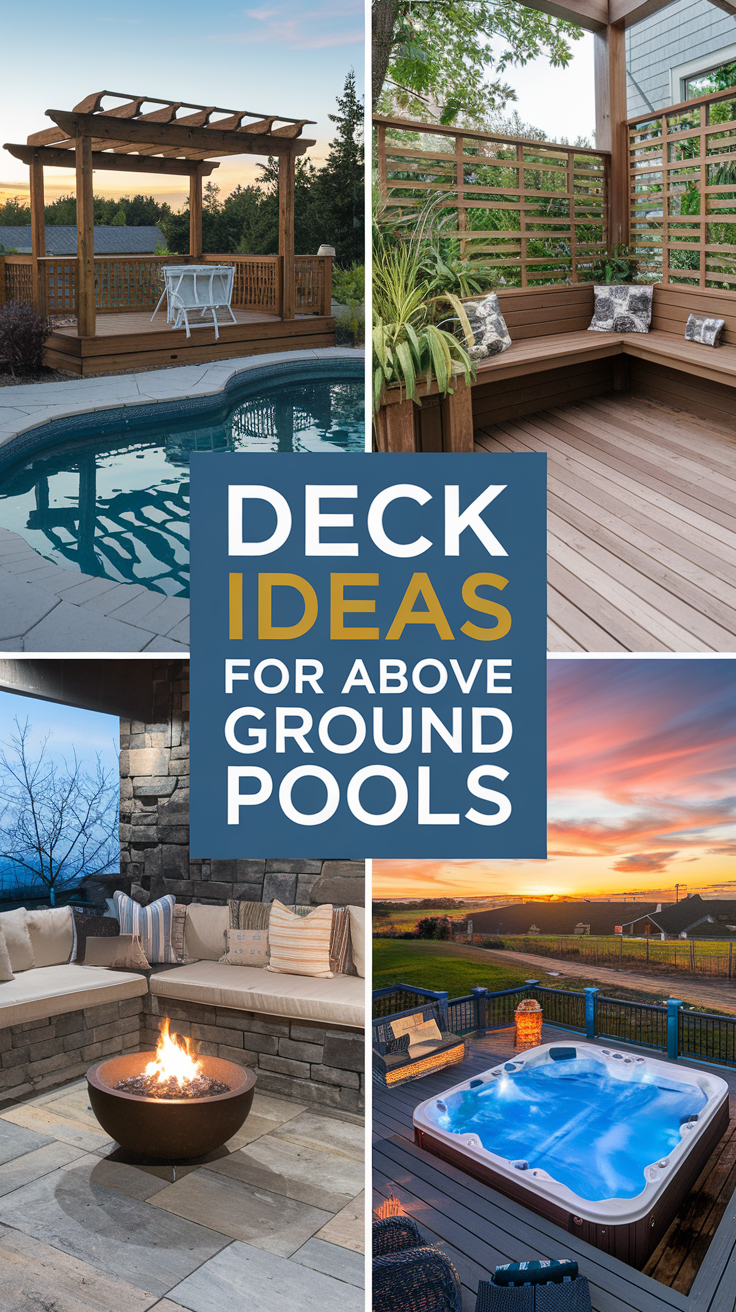 Stunning Deck Ideas for Above Ground Pools – Budget to Luxury Designs ...